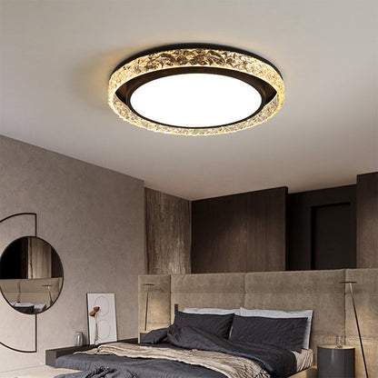 Flush-Mount Iron Ceiling Light