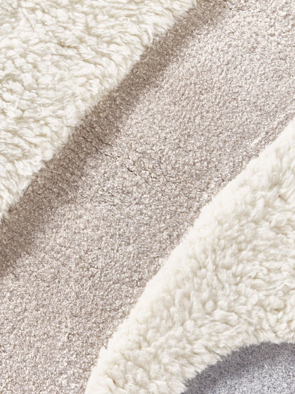 Elvara abstract wool viscose rug