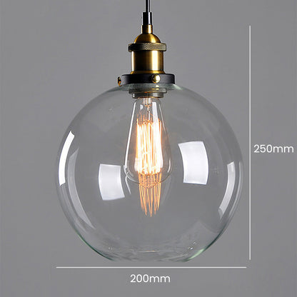 Transparent Bedside Hanging Lamp