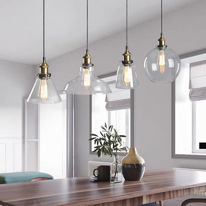 Transparent Bedside Hanging Lamp