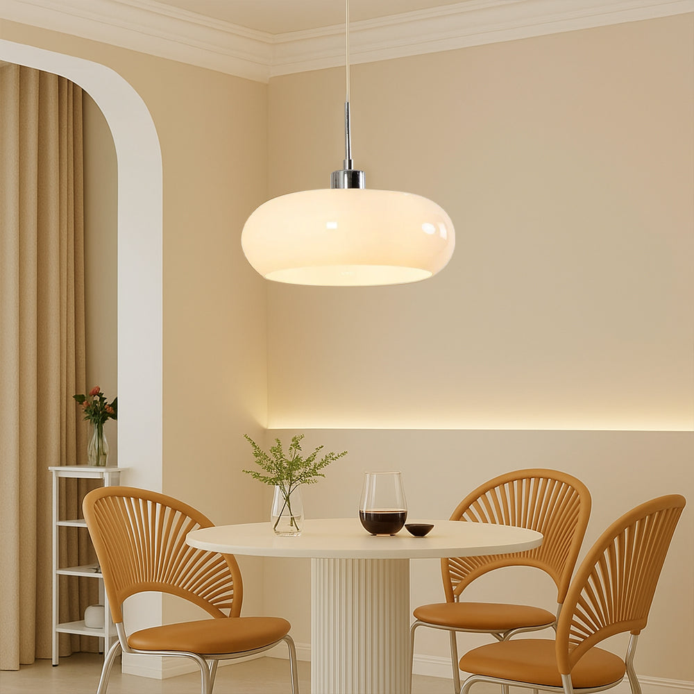 Geometric pendant lamp in Bauhaus style