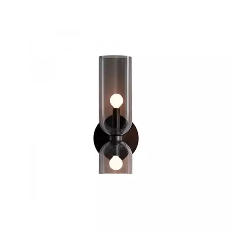 Double Glass Globe Wall Light