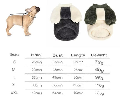 Wendbare Fleecejas voor Honden