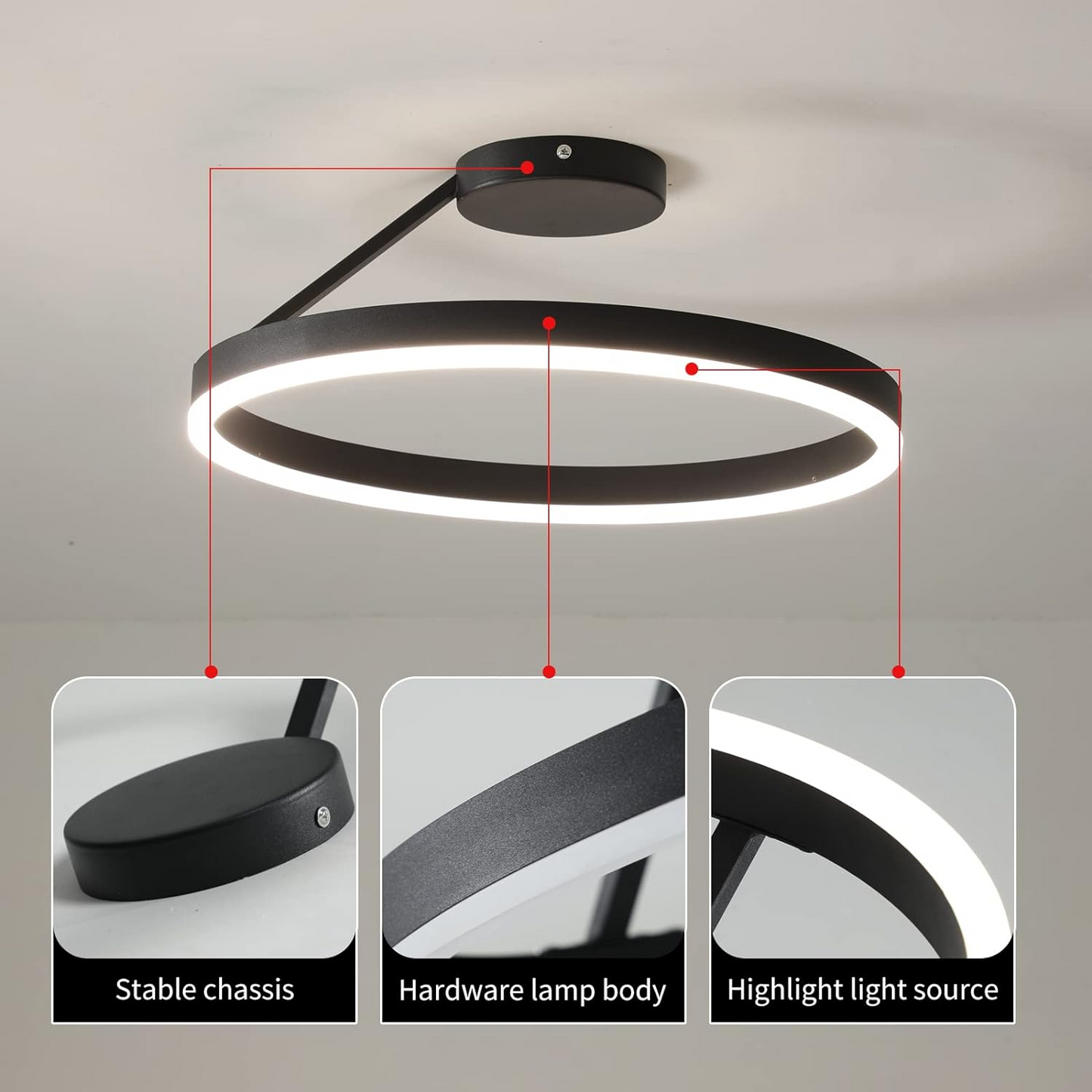 Slim Nordic Ceiling Light