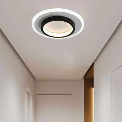 Round Metal & Acrylic Ceiling Light