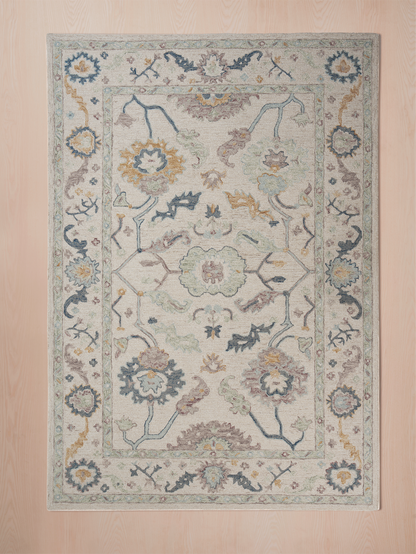 Calvera Persian wool cotton rug