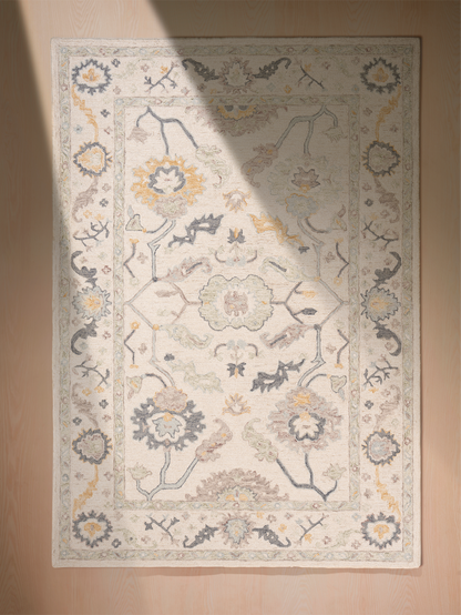 Calvera Persian wool cotton rug