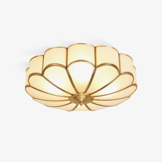 Flower-shaped LED ceiling light