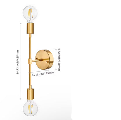 Opal Globe Dual Wall Sconce