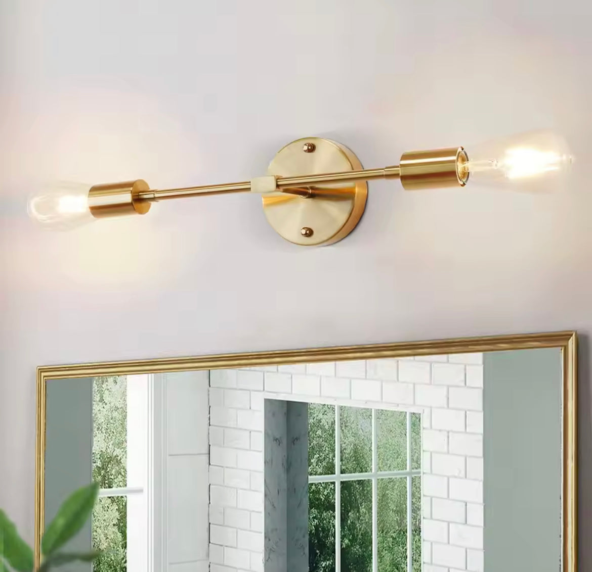 Opal Globe Dual Wall Sconce