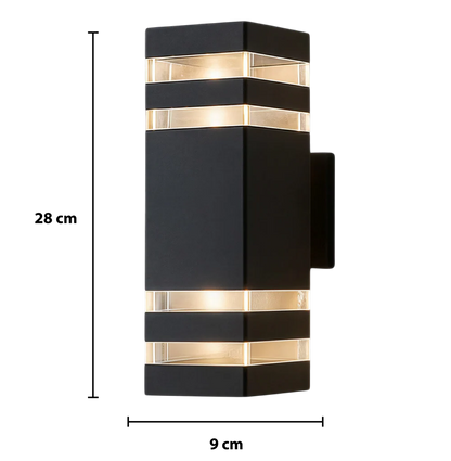 Modern outdoor wall light