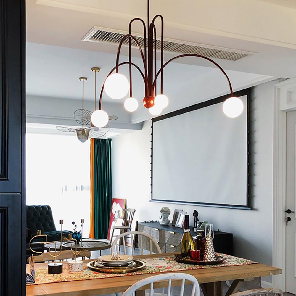 Moderne Lichtkunst Deckenlampe-Aster Selection