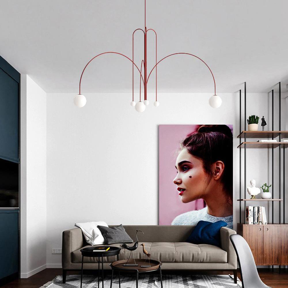 Moderne Lichtkunst Deckenlampe-Aster Selection