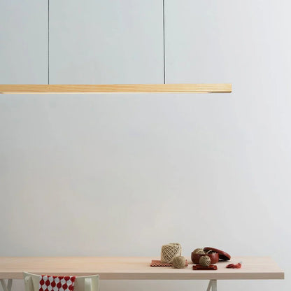 Modern Scandinavian wooden pendant light