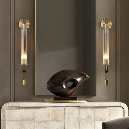 Gold Crystal Accent Wall Sconce