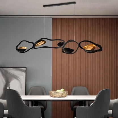 Modern linear pendant light