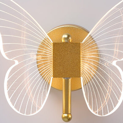 Modern Acrylic Butterfly Sconce