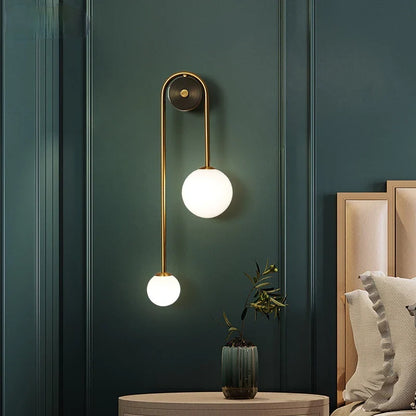 Glass Ball LED Wall Light