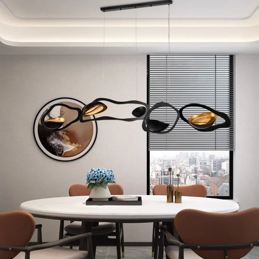 Modern linear pendant light