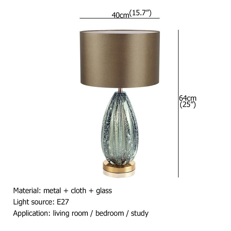 Modern Green LED Bedside Lamp