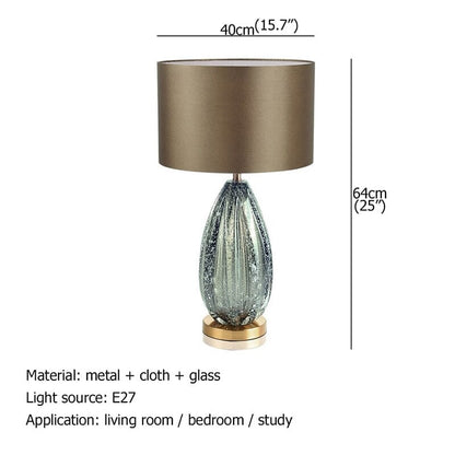 Modern Green LED Bedside Lamp