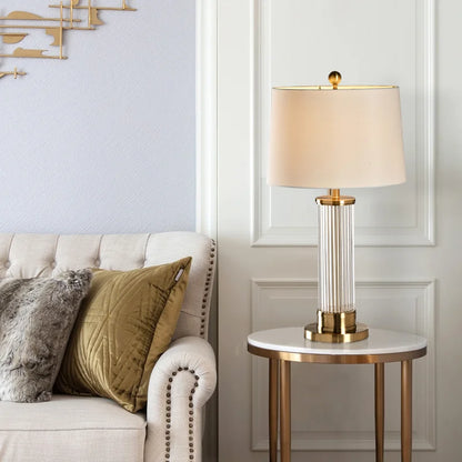 Transparent Rod Glass Table Lamp