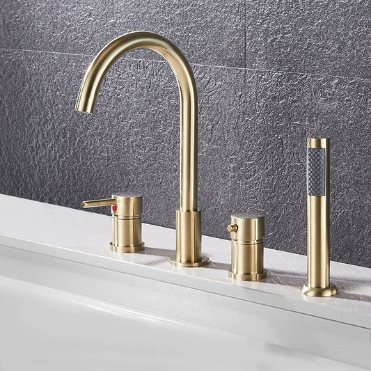 Modern Bathtub Faucet for Deck Mounting