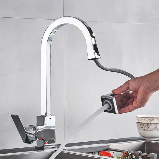 Modern Retractable Kitchen Faucet