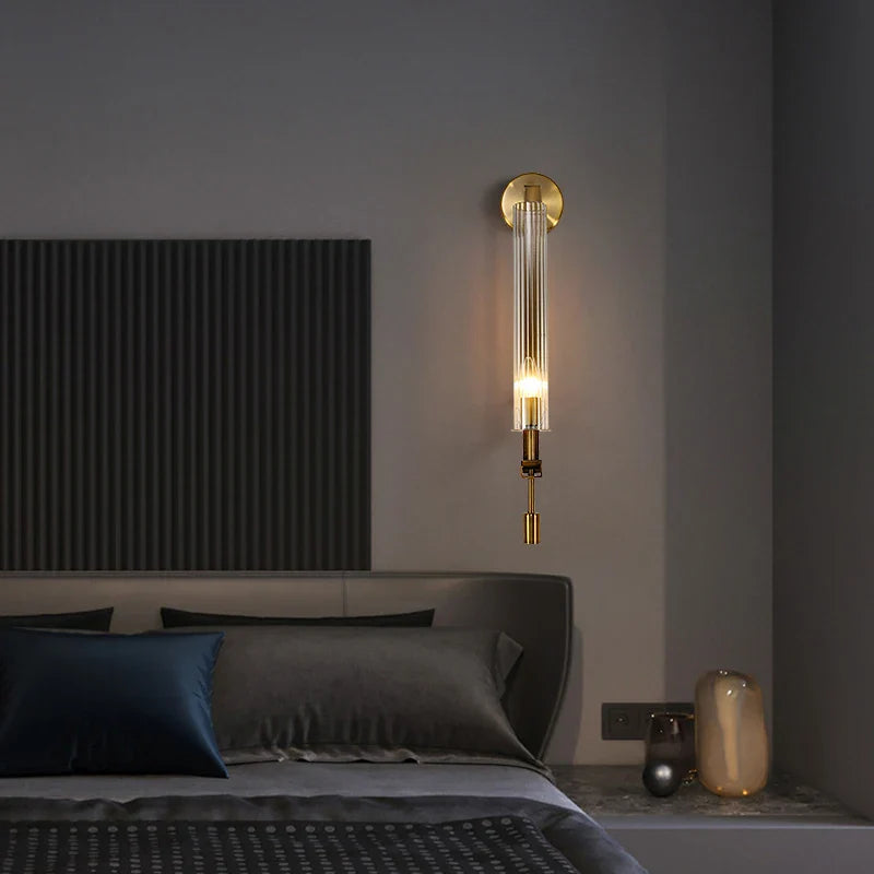 Gold Crystal Accent Wall Sconce