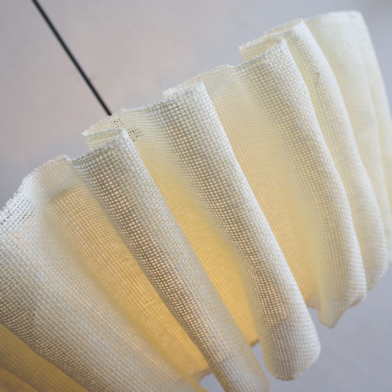 Handcrafted Nordic Fabric Pendant Light
