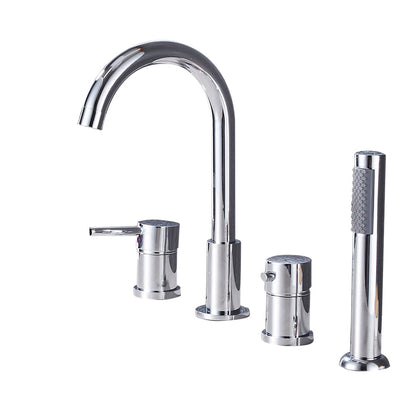 Modern Bathtub Faucet for Deck Mounting