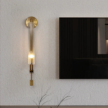 Gold Crystal Accent Wall Sconce