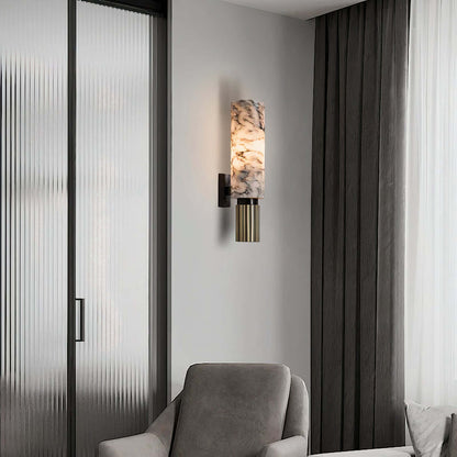 Textured Glass Globe Wall Light