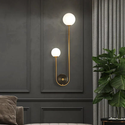 Glass Ball LED Wall Light