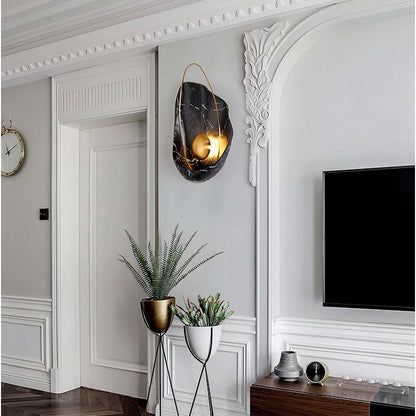 Linen Shade Wall Light
