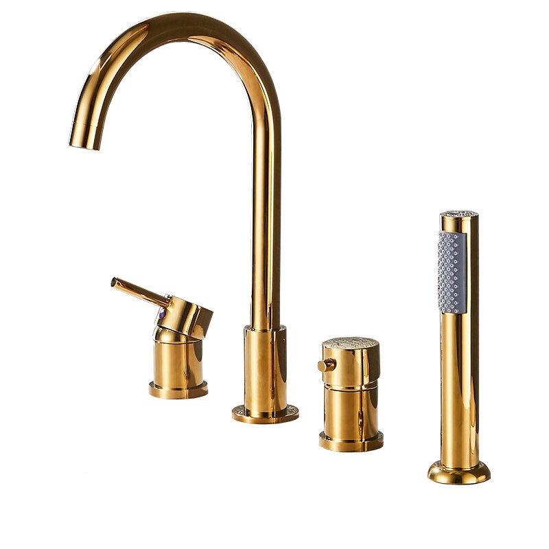 Modern Bathtub Faucet for Deck Mounting
