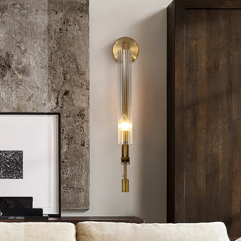 Gold Crystal Accent Wall Sconce