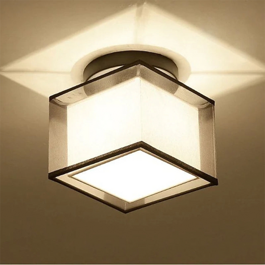 Vintage Fabric Ceiling Lamp