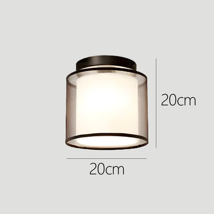Vintage Fabric Ceiling Lamp