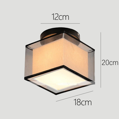 Vintage Fabric Ceiling Lamp
