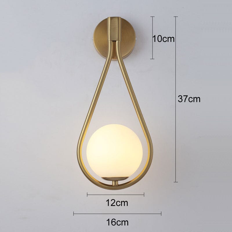 Droplet Shape Nordic Wall Lamp