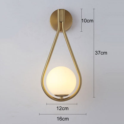 Droplet Shape Nordic Wall Lamp