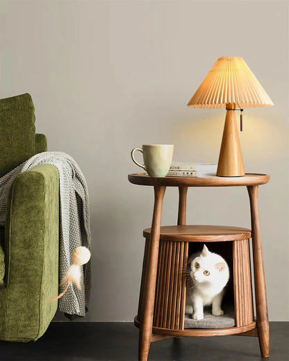 Tranquil Wooden Glow Lamp
