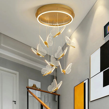Modern Acrylic Butterfly Sconce