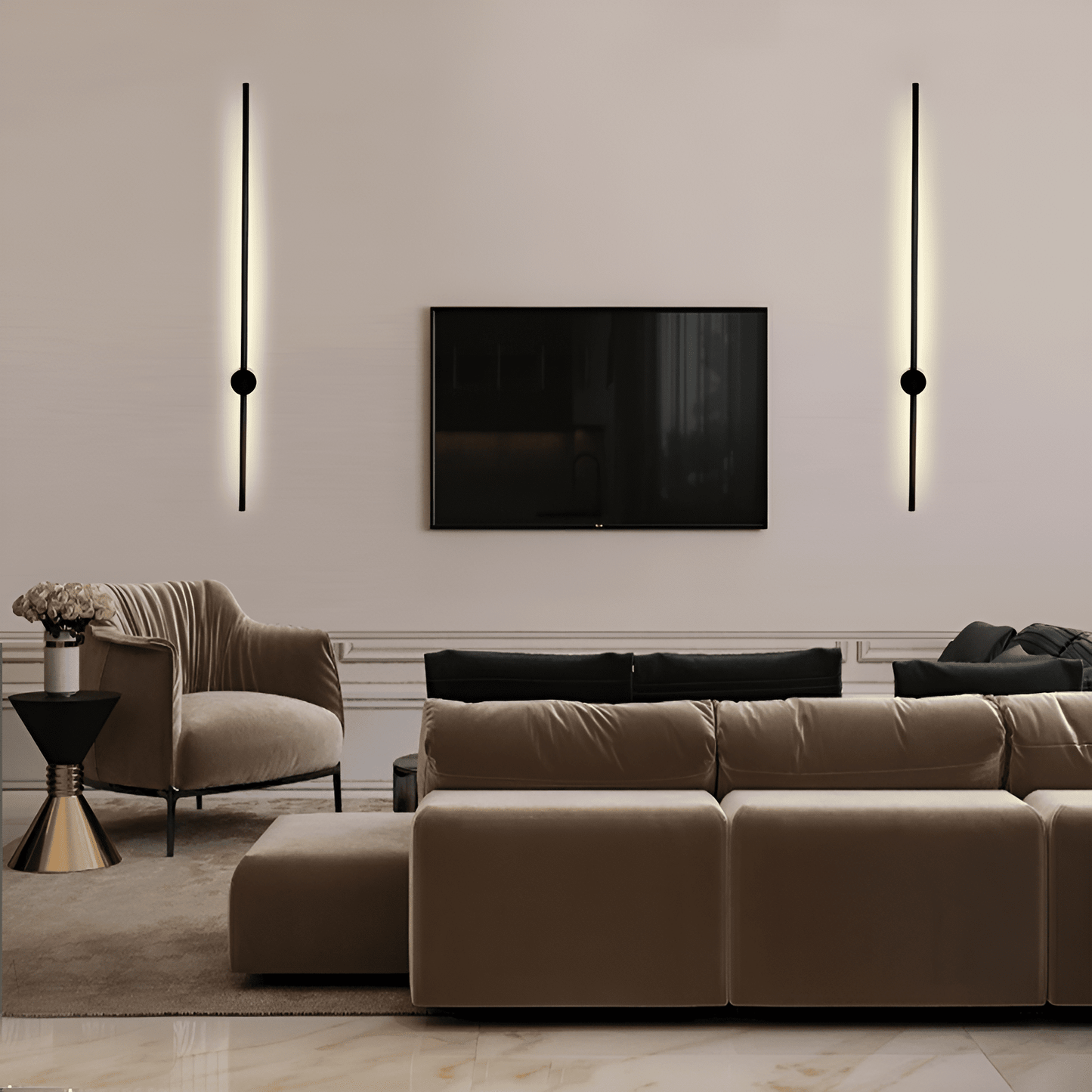 Long Decorative LED Sconce