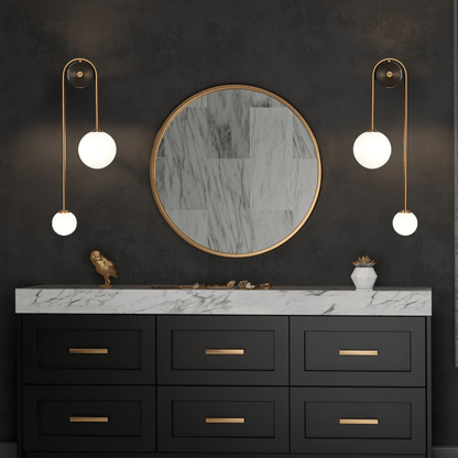 Glass Ball LED Wall Light