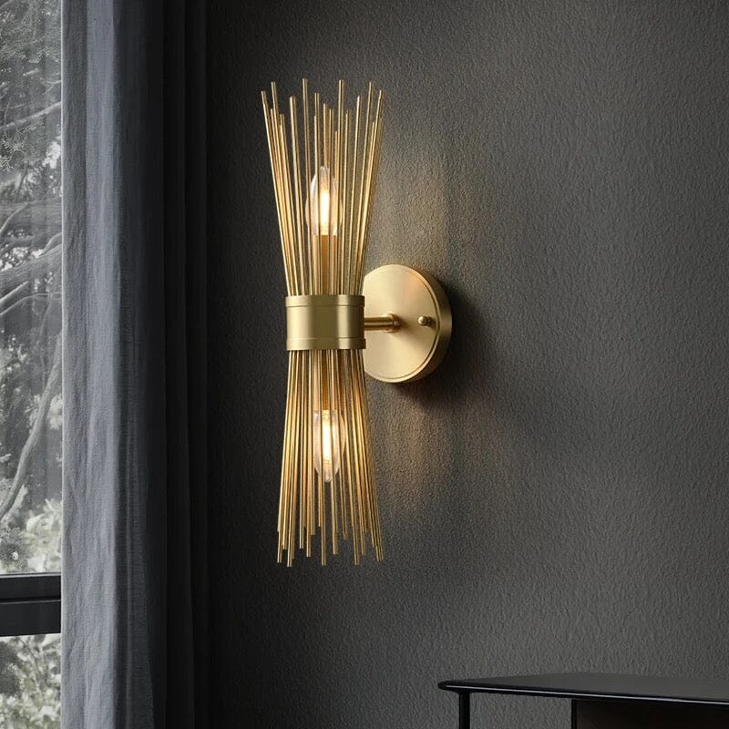 Vintage Art Glass Wall Light