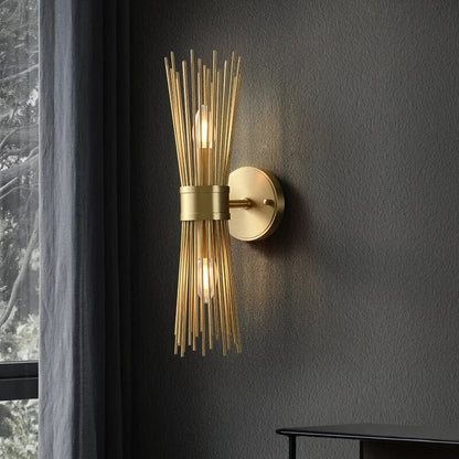 Vintage Art Glass Wall Light