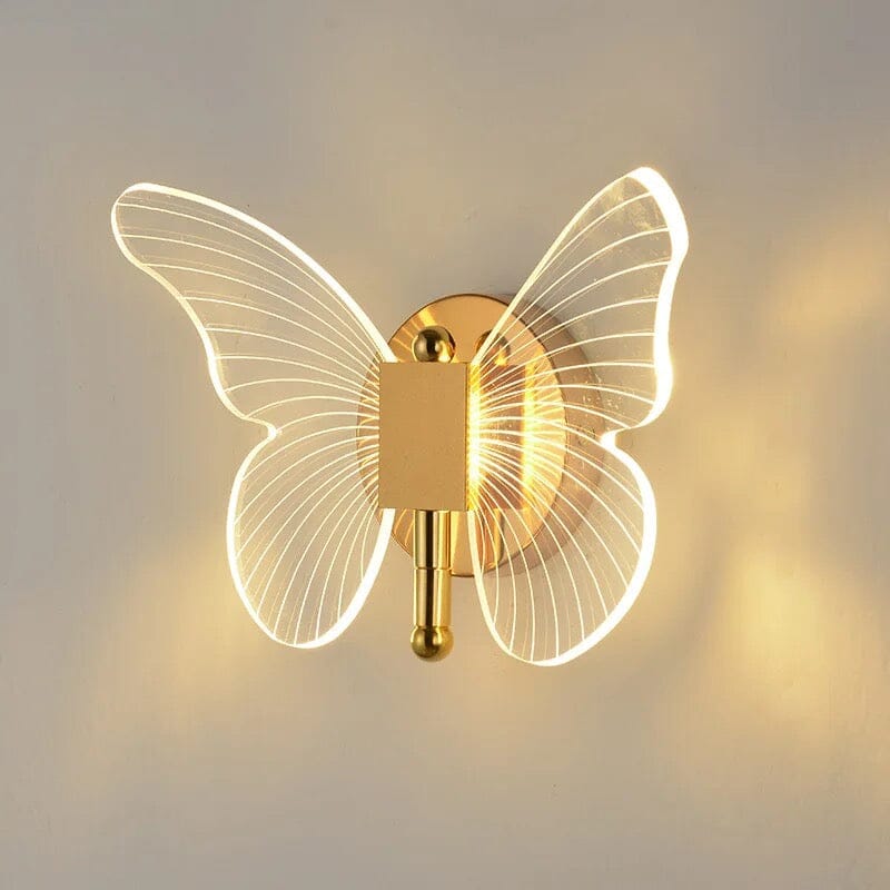 Modern Acrylic Butterfly Sconce