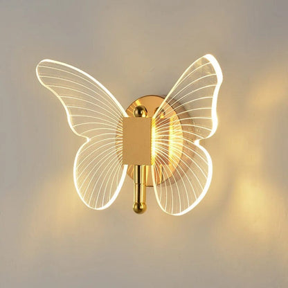 Modern Acrylic Butterfly Sconce